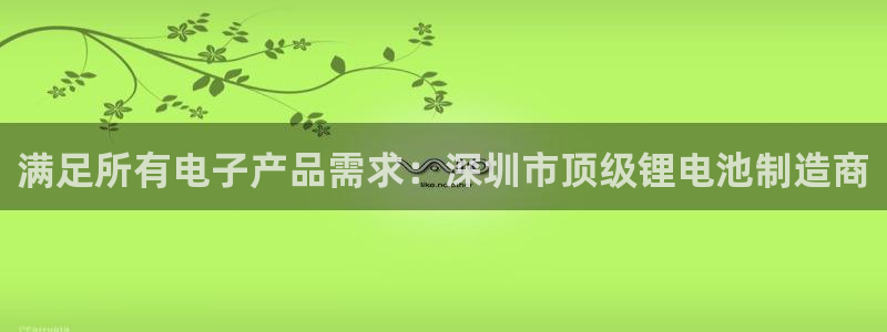 凯时效果怎么样：满足所有电子产品需求：深圳市顶级锂电池制造商